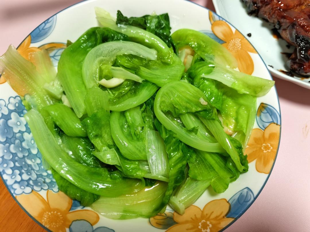 广式白灼生菜(酒店配方)