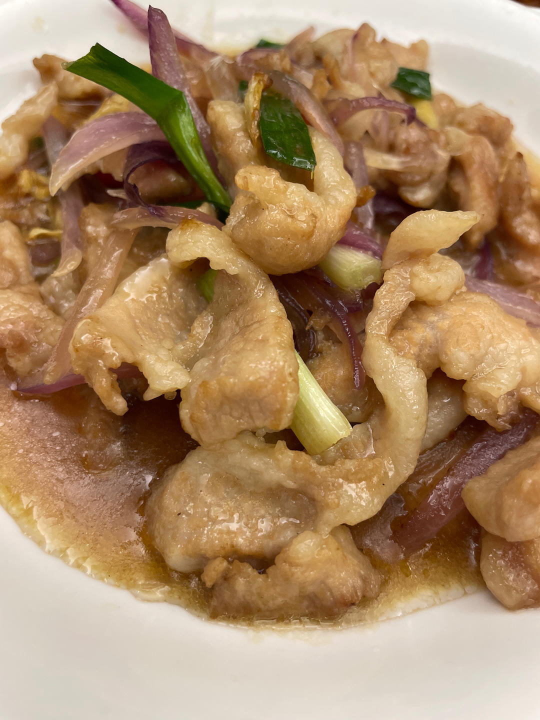 快手小炒“猪颈肉”香嫩滑