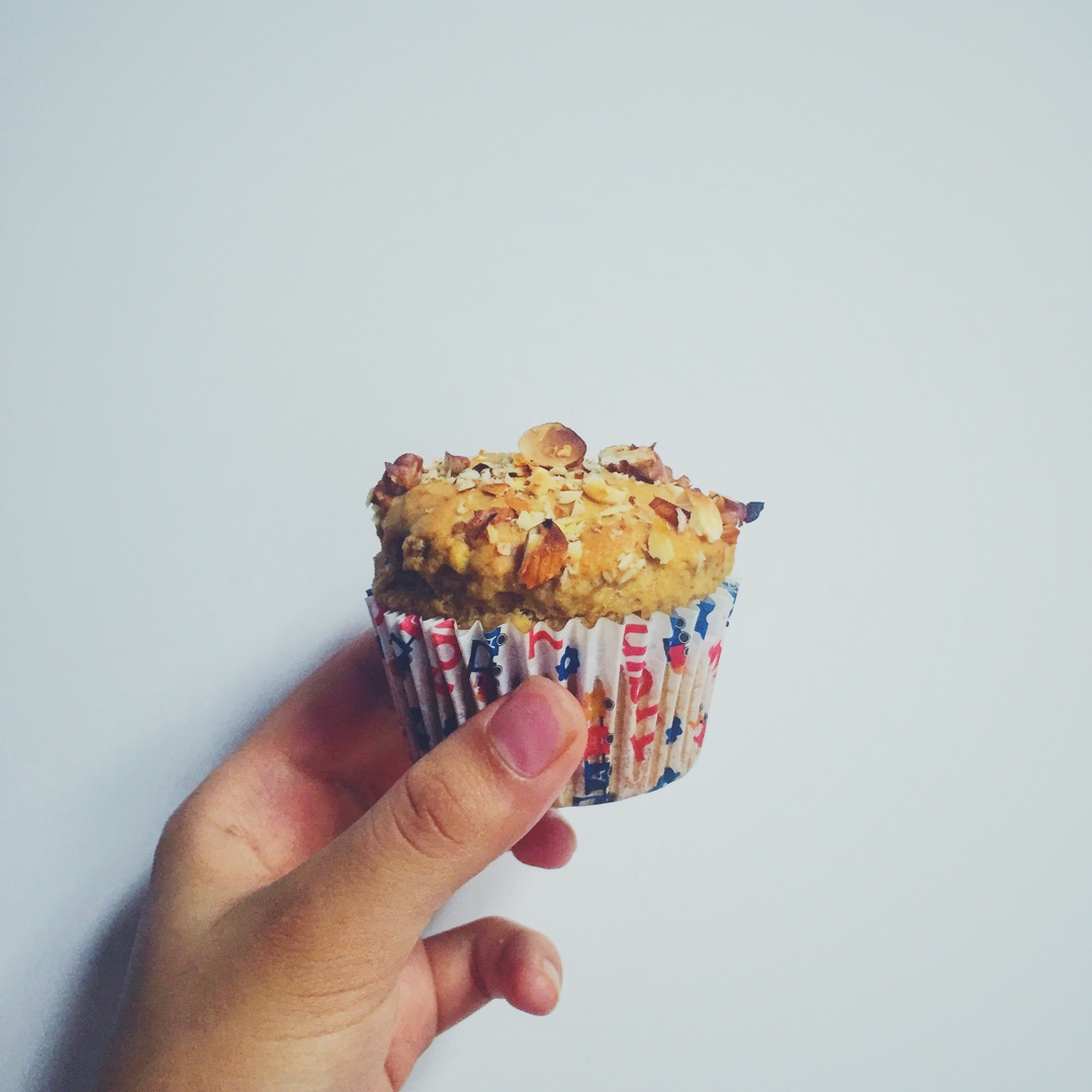 红糖全麦香蕉马芬
