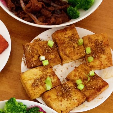 香煎豆腐(烧烤铁板味)