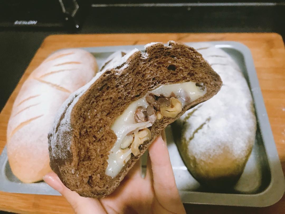 波兰种抹茶麻薯软欧（低糖低油）