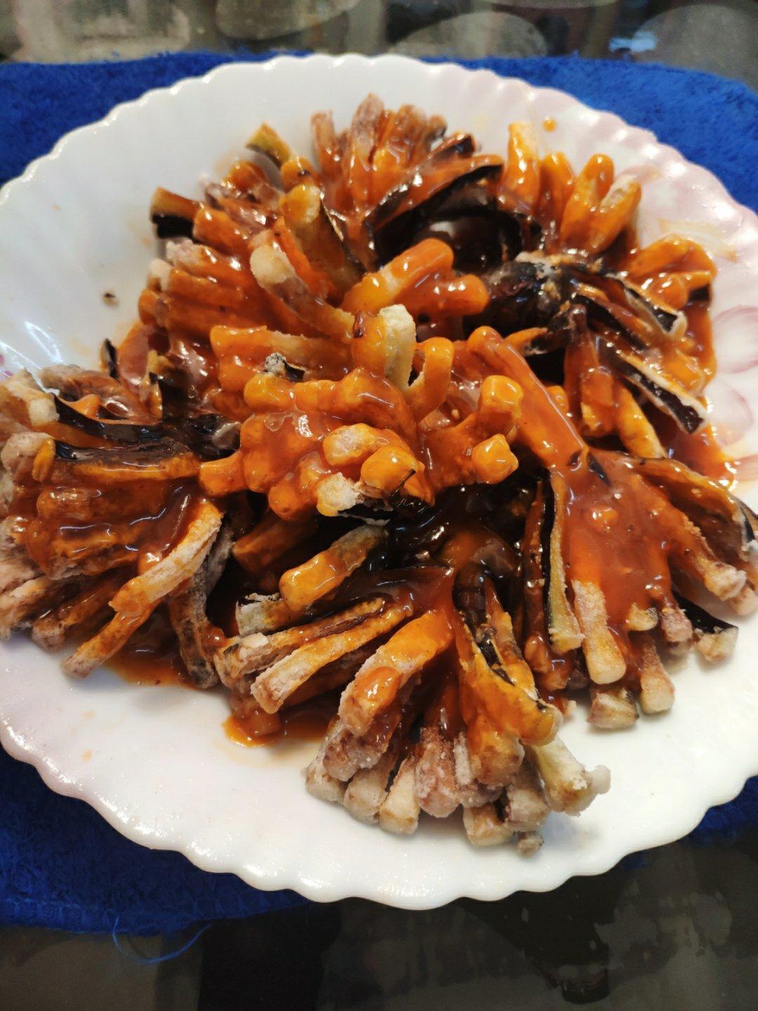 菊花茄子