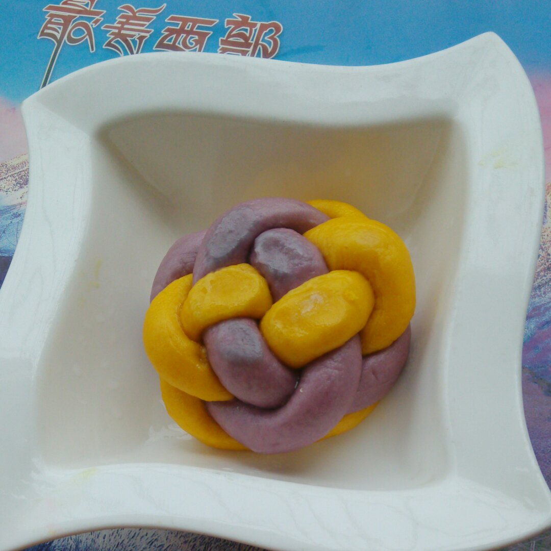 绣球馒头！