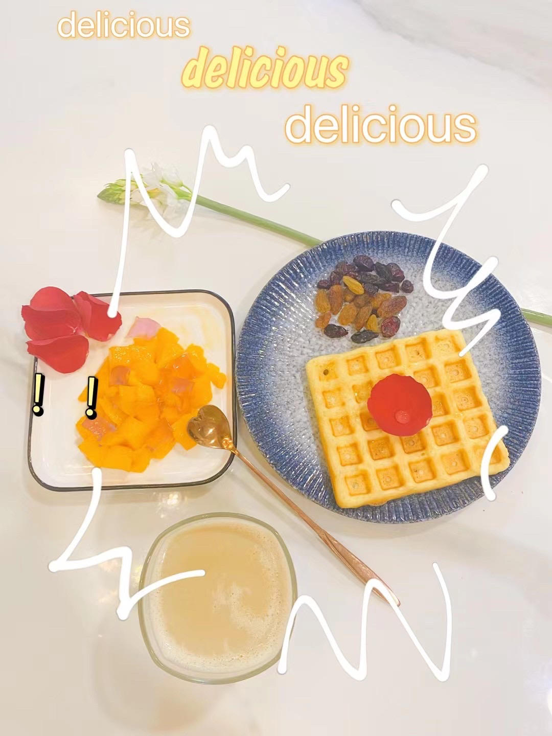 快手早餐下午茶华夫饼（九阳早餐机）