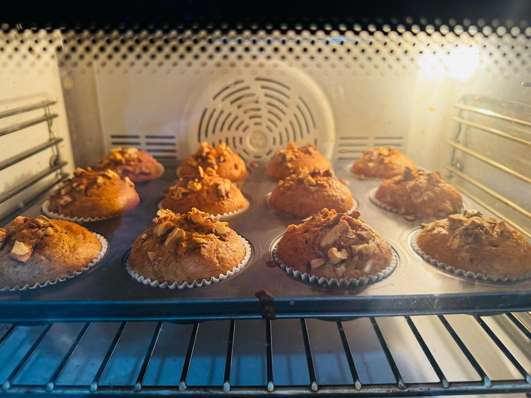 低油少糖香蕉核桃蛋糕