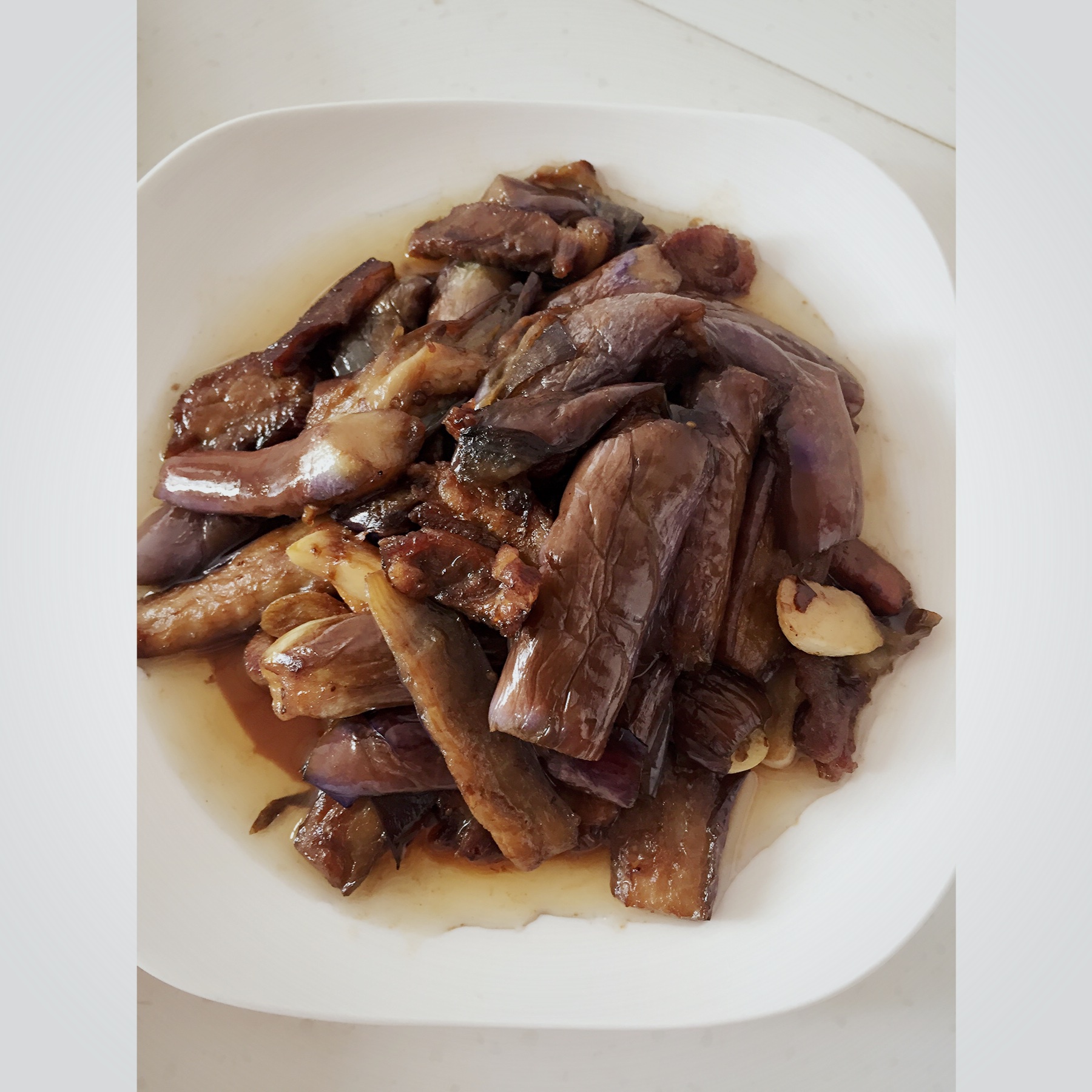 老丁的私房菜-油焖茄子