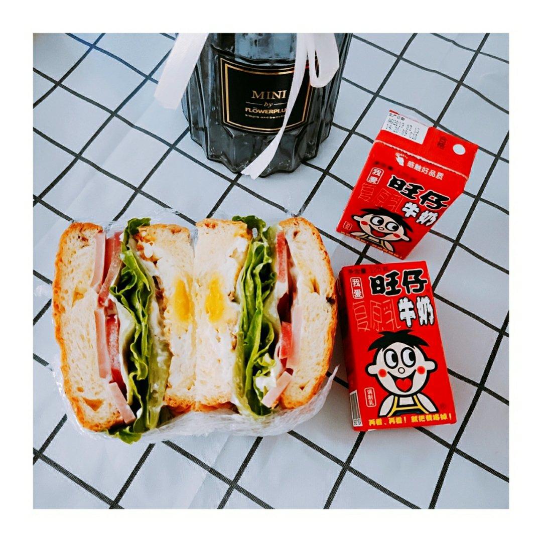 超厚超满足的沼三明治