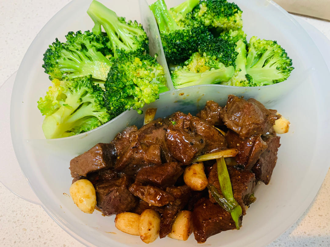 听起来就很好吃的黑椒蒜子牛肉粒