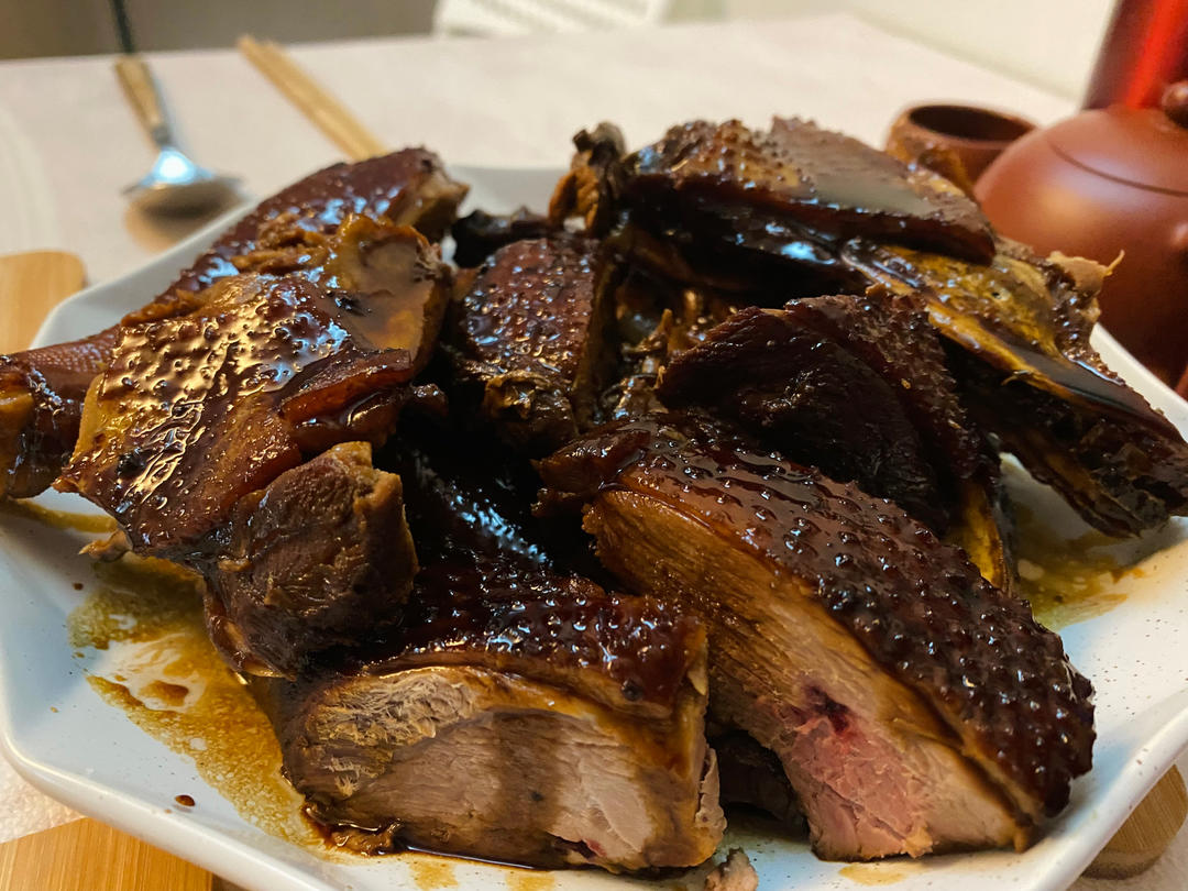 简单易做又好吃的豉油鸭（也叫三杯鸭)