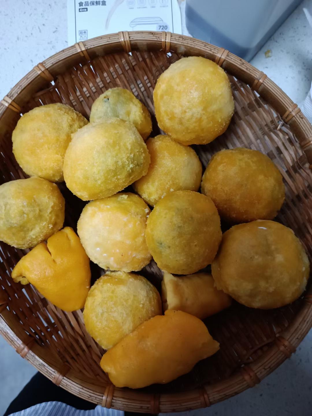 （减脂）玉米面菜团子
