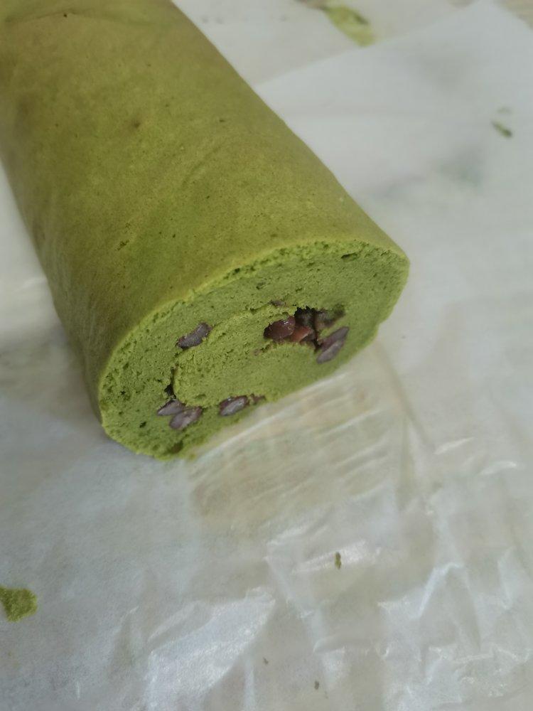 完美抹茶蜜豆蛋糕卷