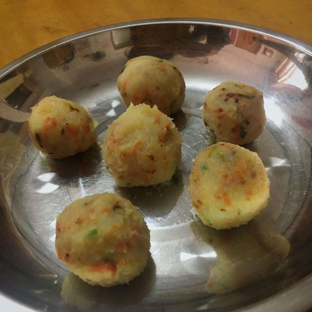 非油炸低卡土豆丸