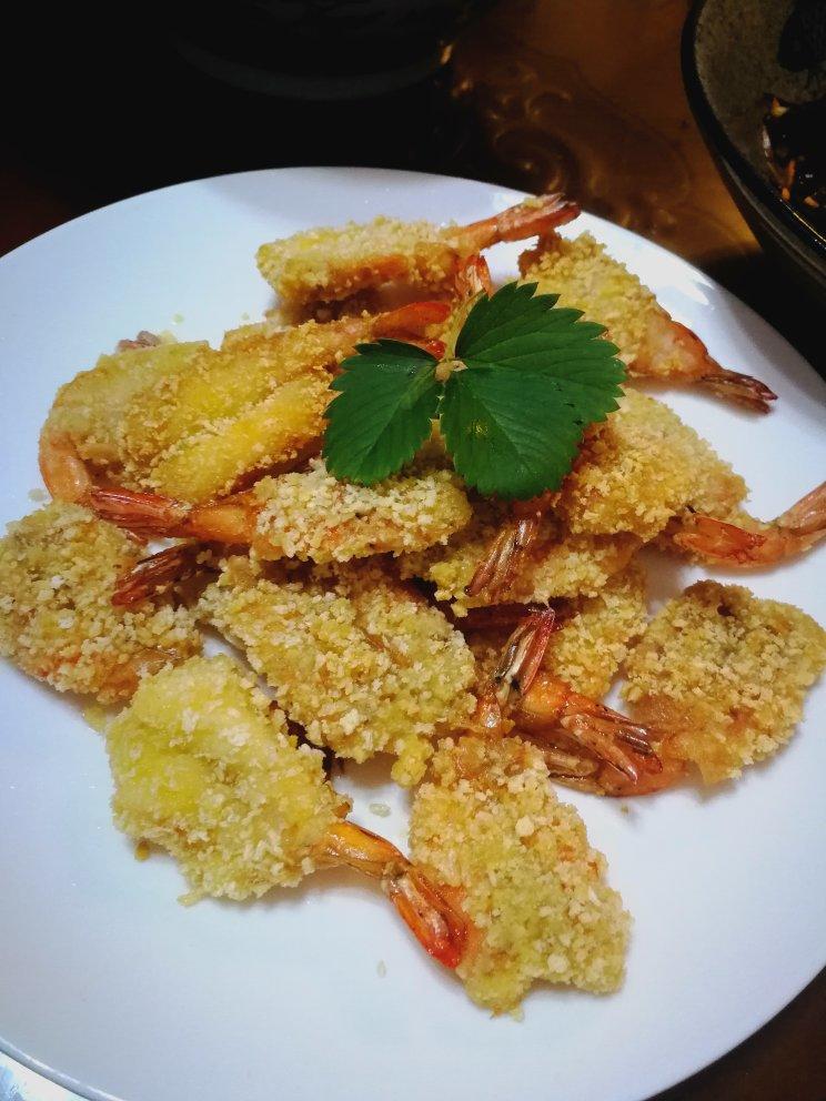 面包糠炸虾