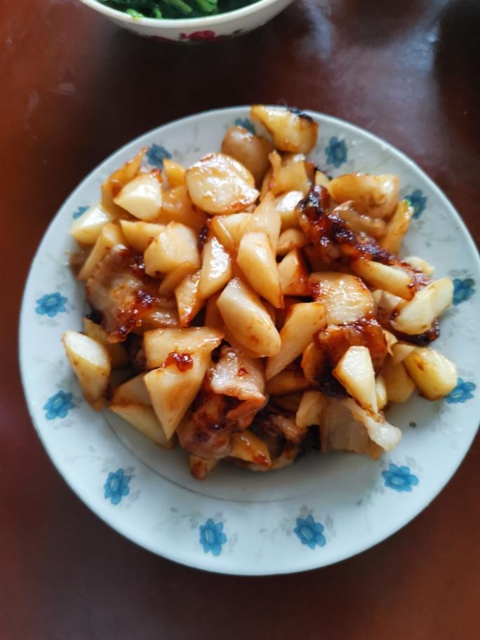 山药五花肉的做法