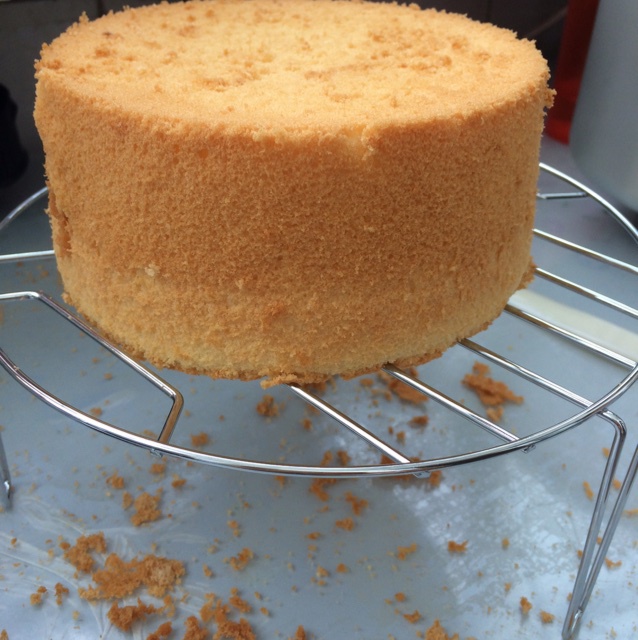 6寸原味戚风蛋糕