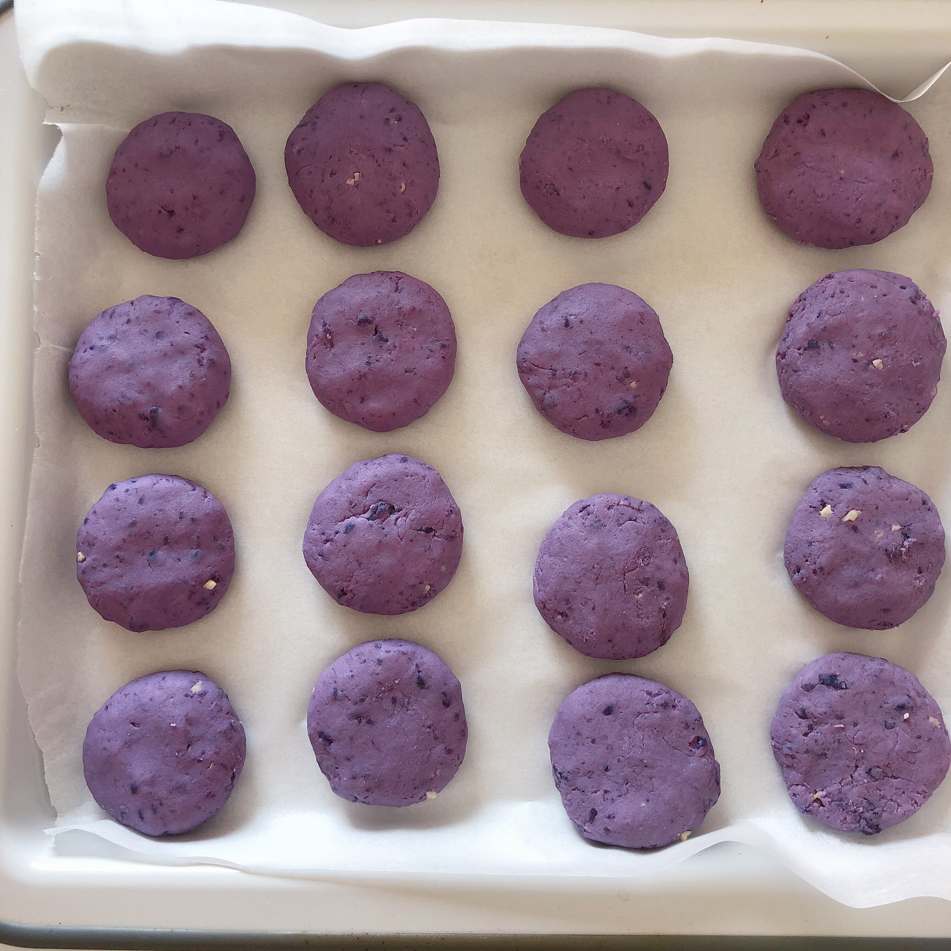 烤箱美食 | 会拉丝的爆浆芝士紫薯饼！的做法 步骤6