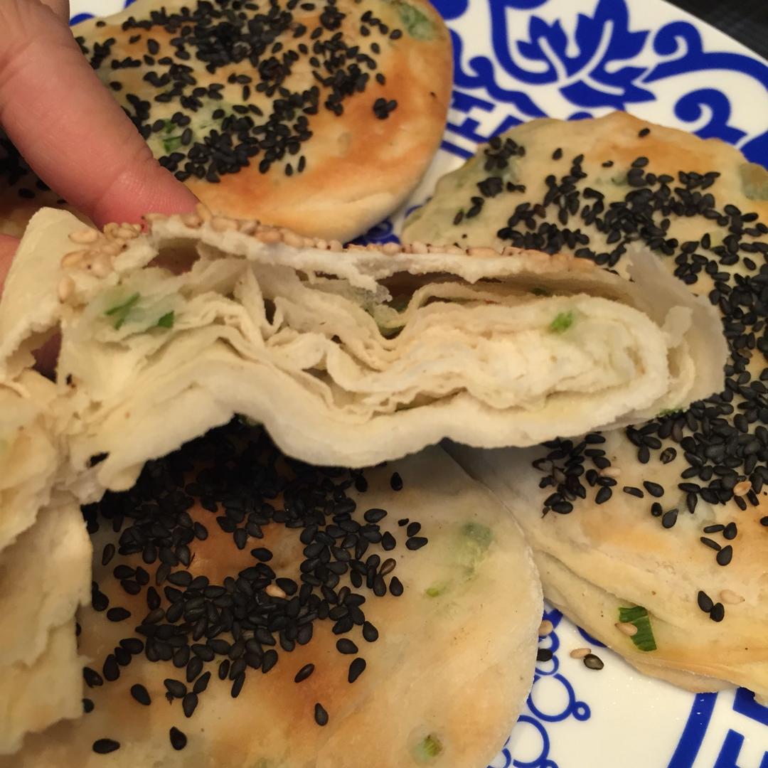 油酥葱香烧饼