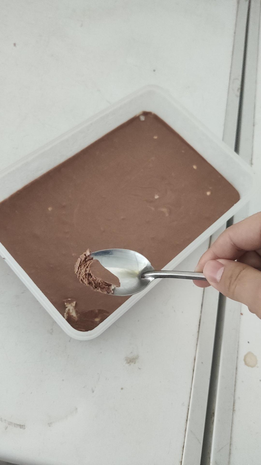 巧克力冰淇淋（无蛋无冰渣、免搅拌、消耗淡奶油）Choco Ice Cream