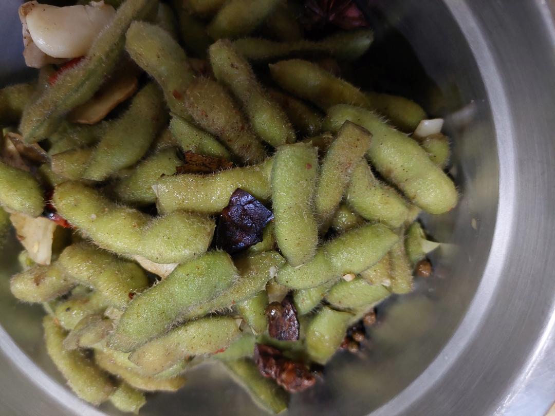 香辣煮毛豆.五香毛豆