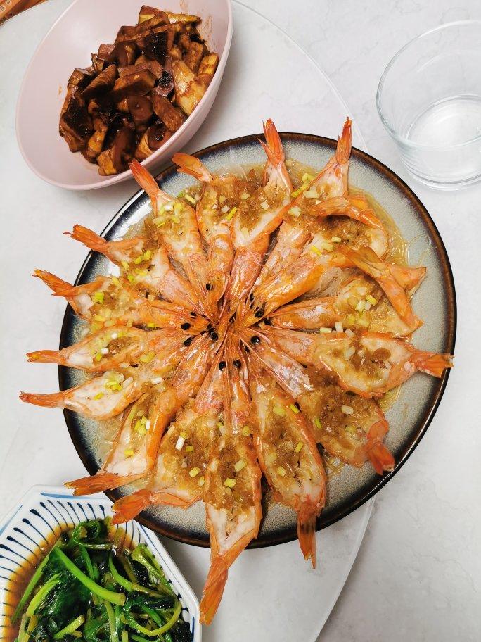 蒜蓉粉丝蒸虾