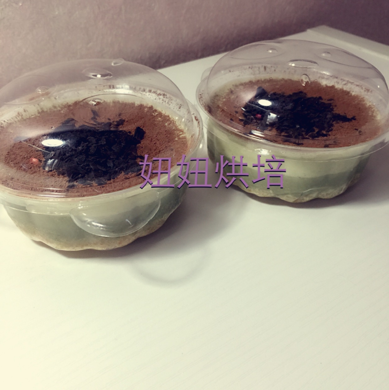 抹茶芝士慕斯蛋糕