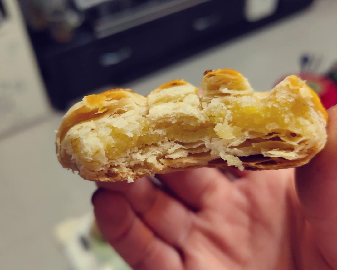 超简单奶黄馅（老婆饼夹馅）