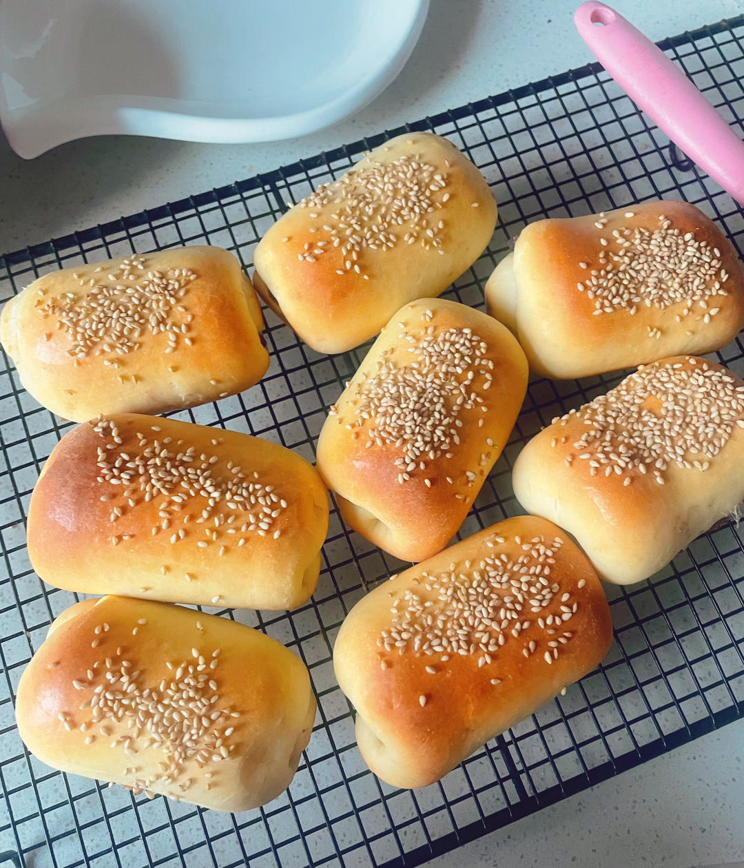 奶香蜜豆小面包