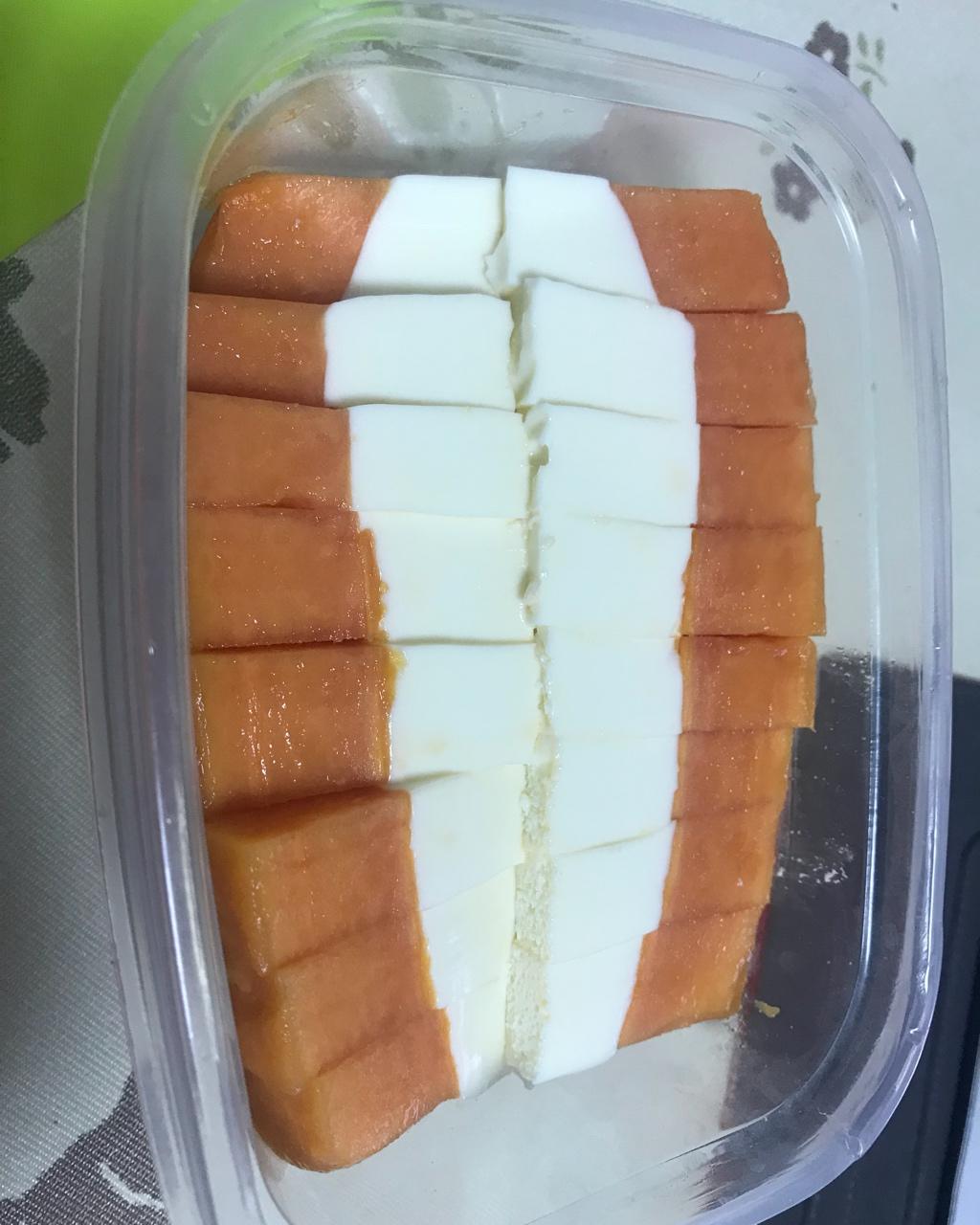 牛奶木瓜冻