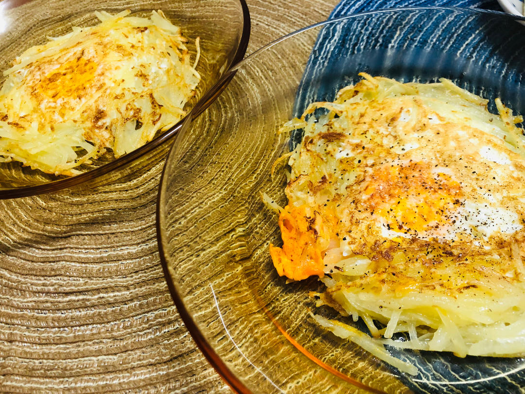 早餐饼(土豆丝饼、土豆丝鸡蛋饼)