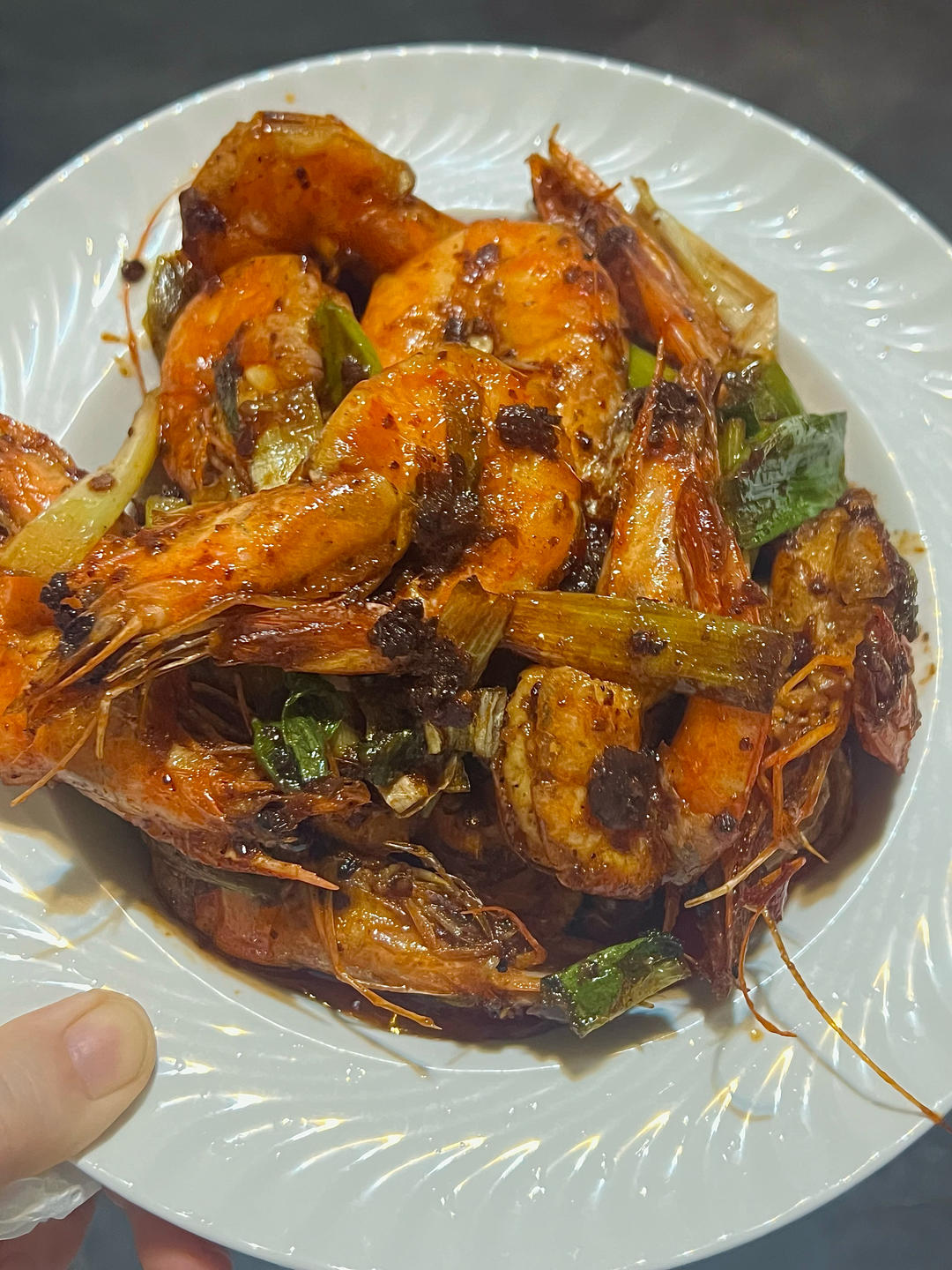 【油爆虾】