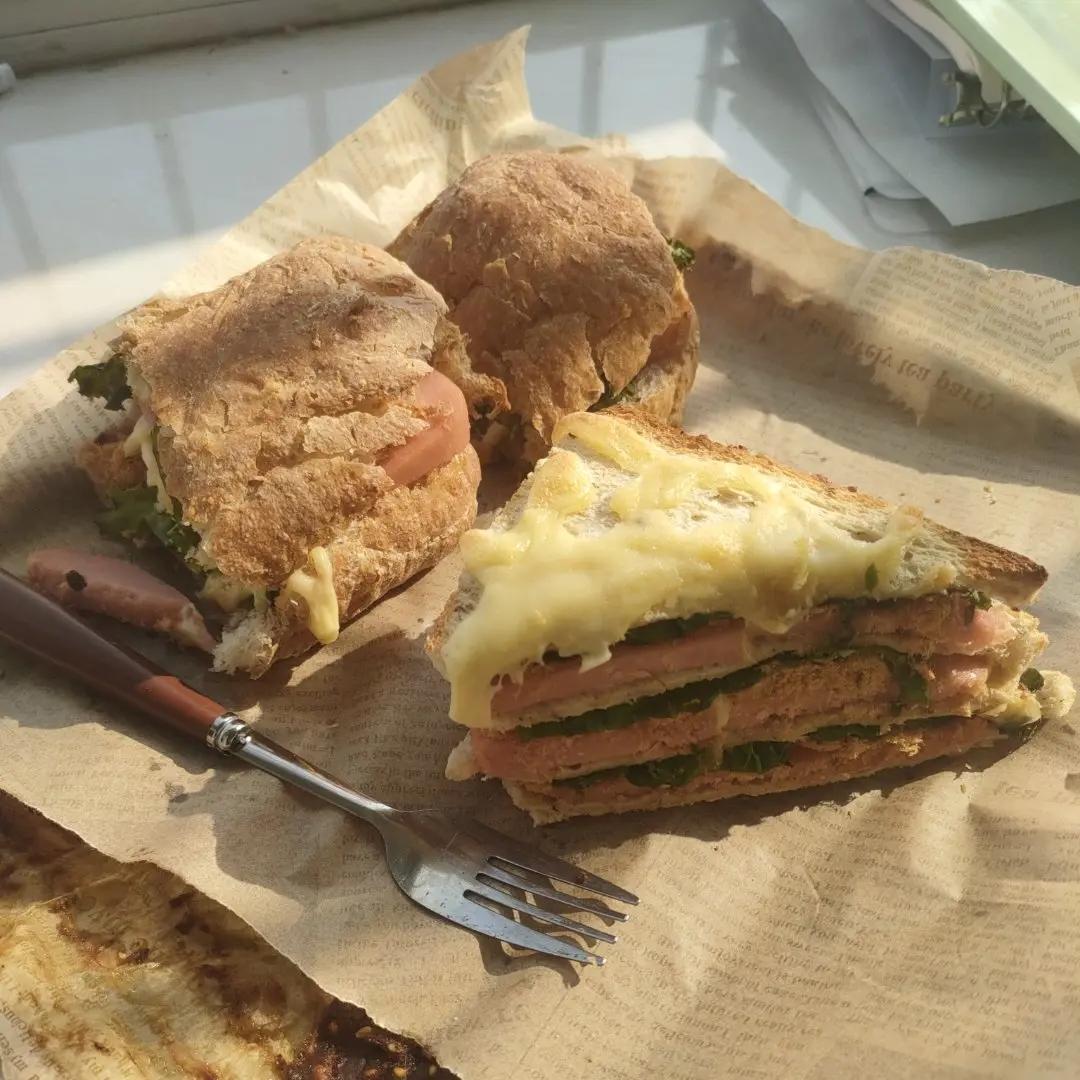 超级好吃的黄金三明治🥪