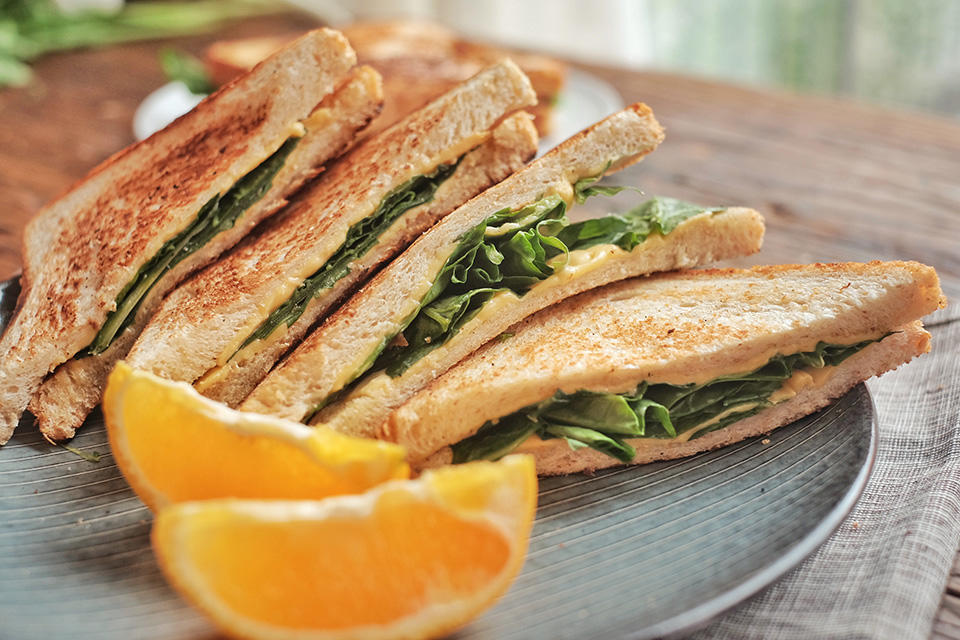 快手早餐，烤芝士面包