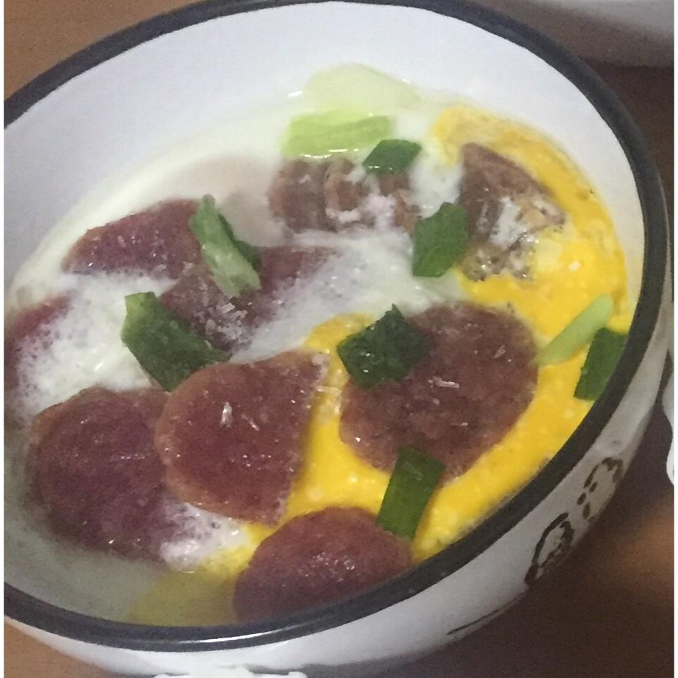 香肠蒸蛋