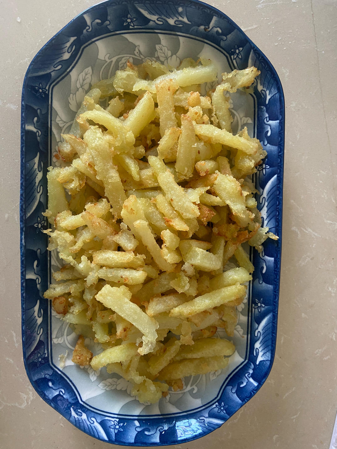 最简单炸薯条，比买的还好吃