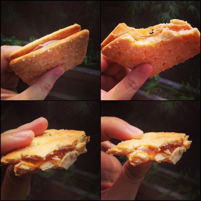 绒子酱做的麦芽糖夹饼