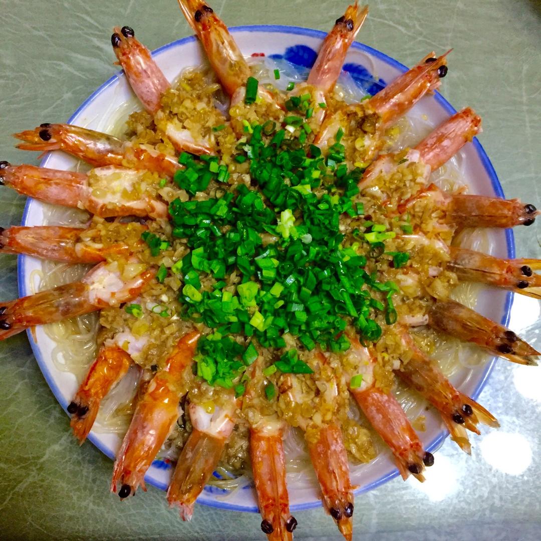 蒜蓉粉丝蒸虾