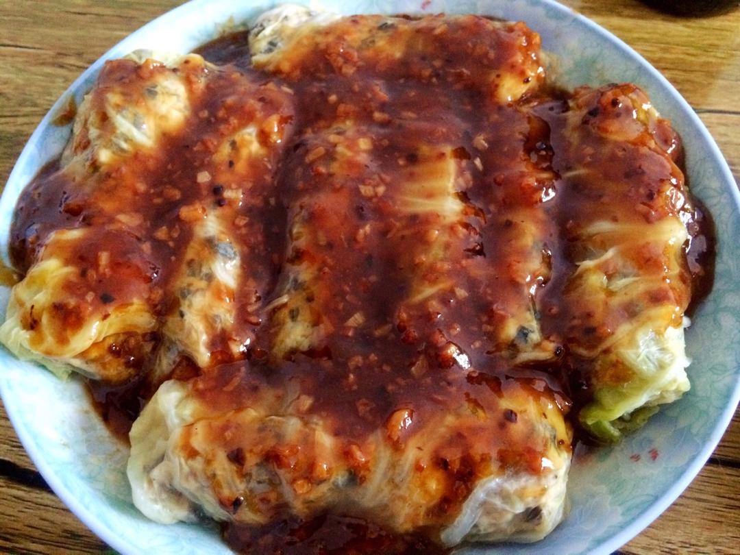 肉酿白菜卷