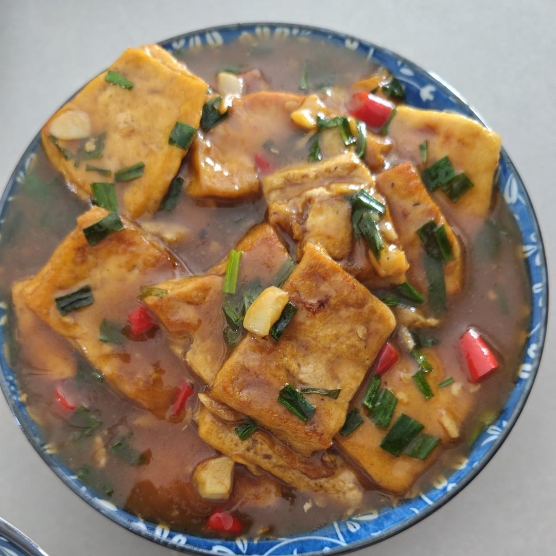 外焦里嫩的香煎豆腐