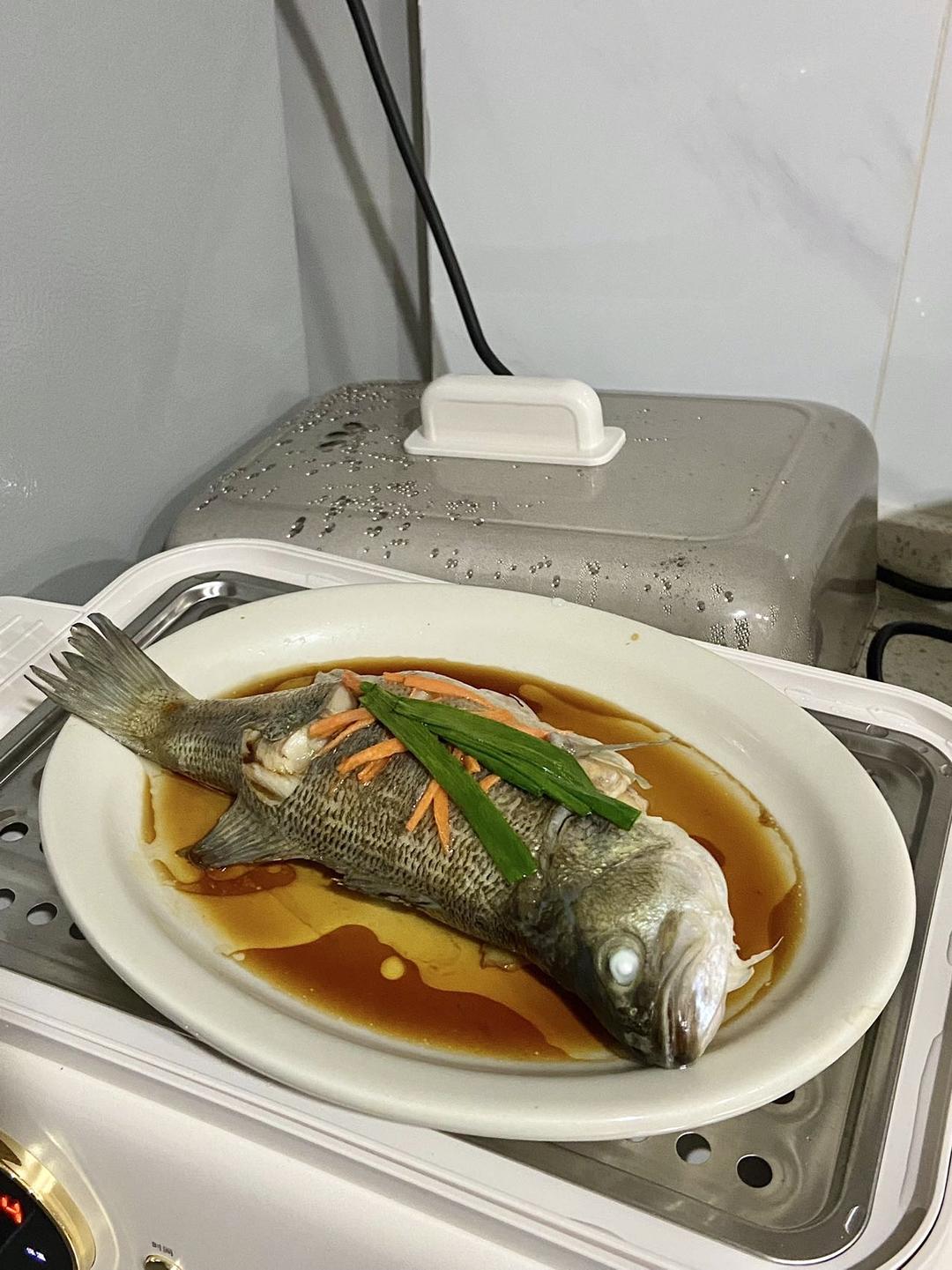 超入味清蒸鱼～清蒸鲈鱼桂花鱼（家常独创）