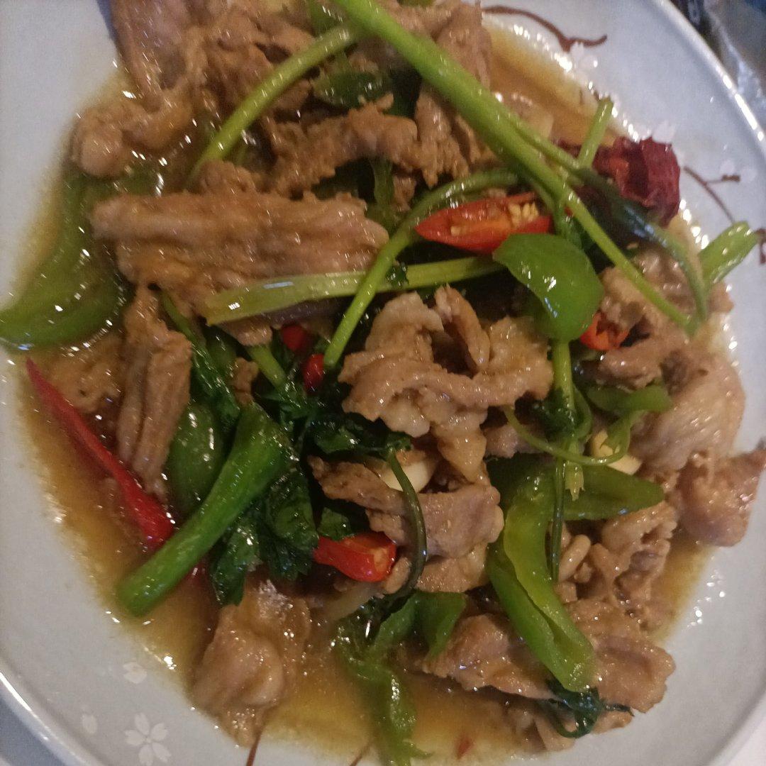家常孜然洋葱炒羊肉