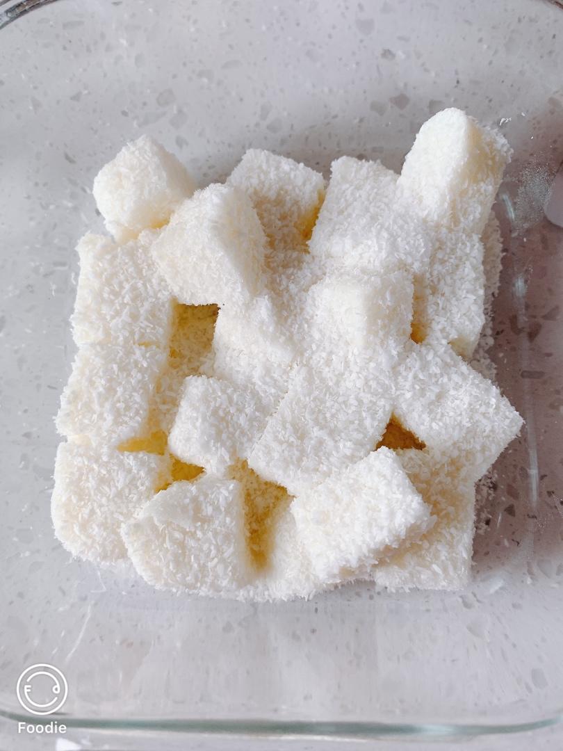 太棒啦！1个方子，做出2道口味一流的甜品！——椰奶小方&炸鲜奶