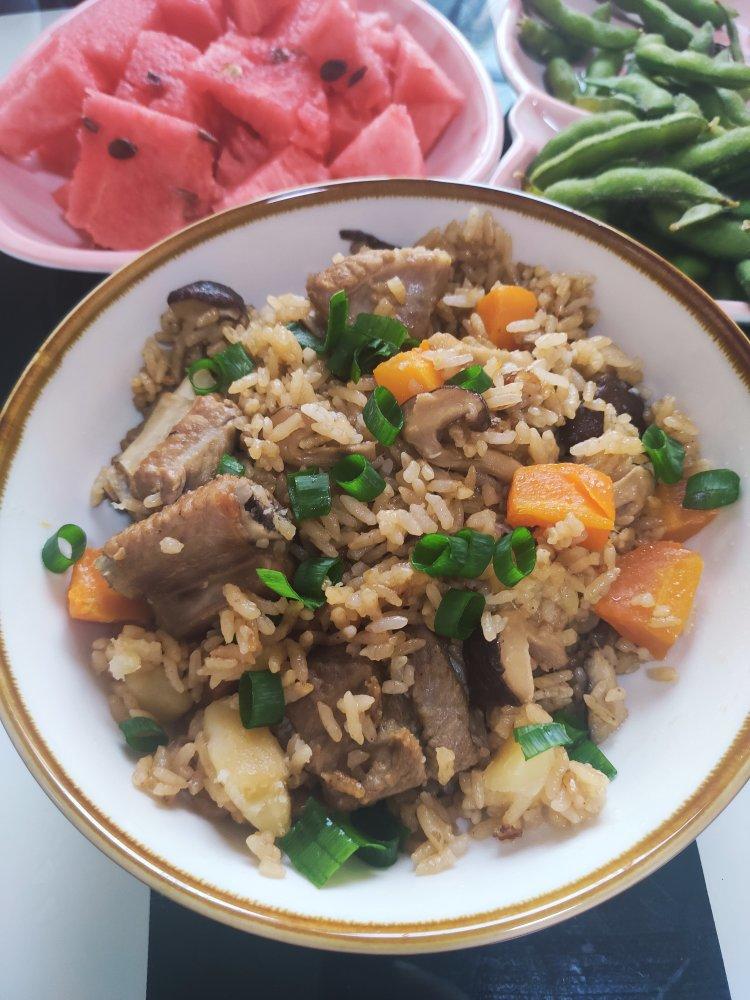 电饭锅版排骨焖饭