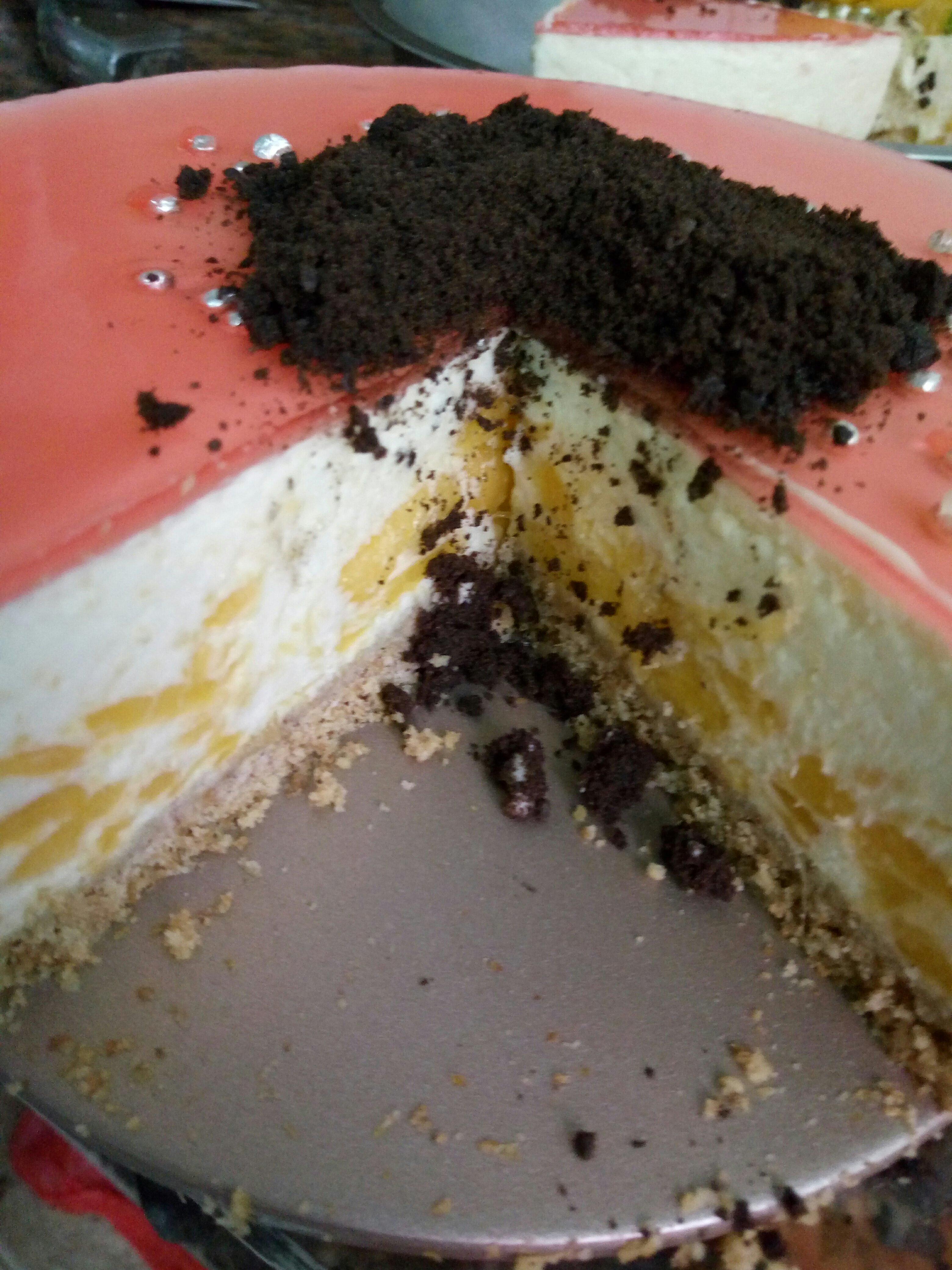 芒果慕斯蛋糕 （6寸）的做法