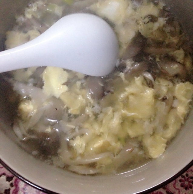 蘑菇鸡蛋汤