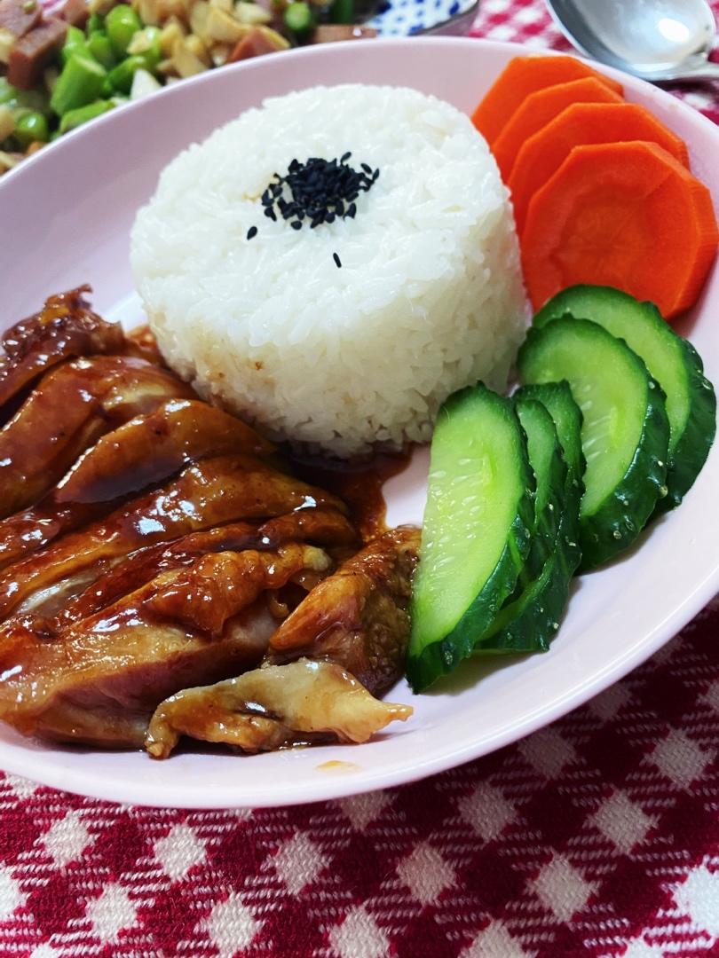 照烧鸡腿饭