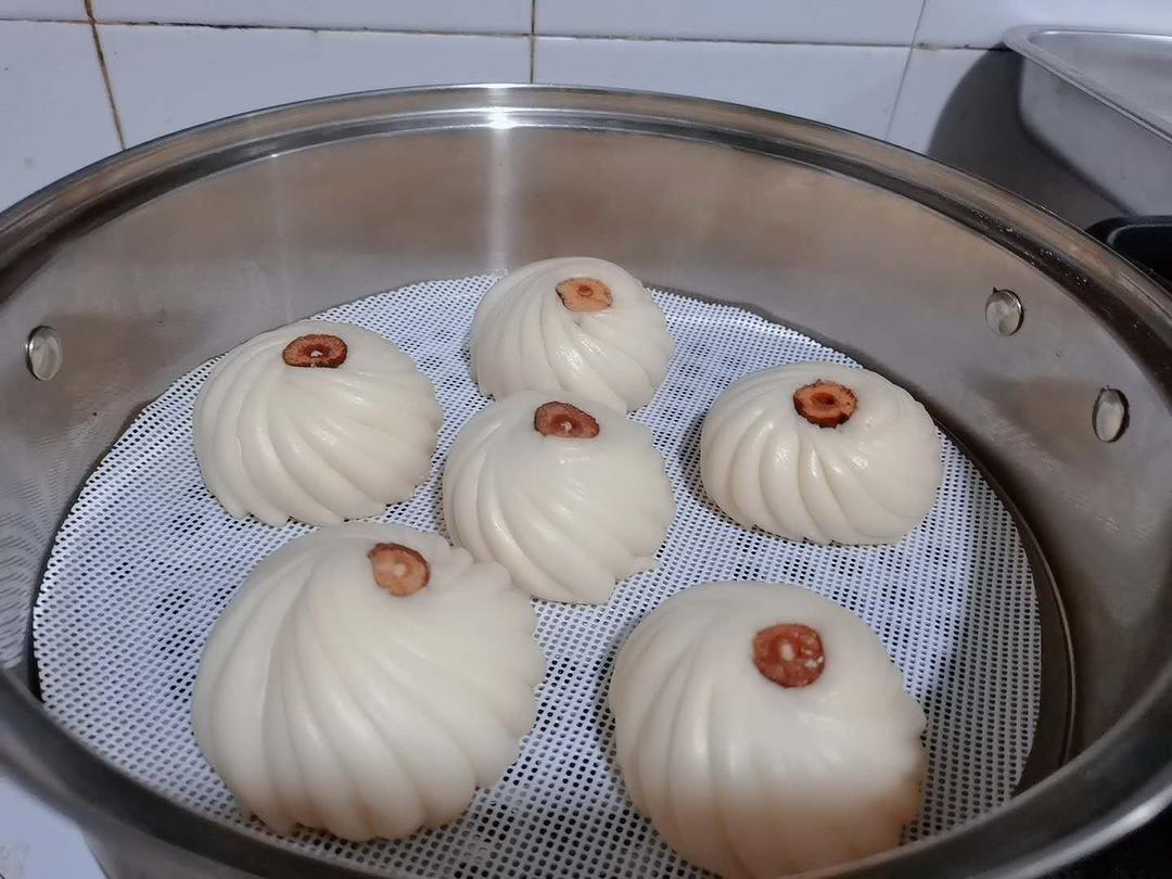 枣花馒头 造型馒头 好看又好吃 附细节视频详解