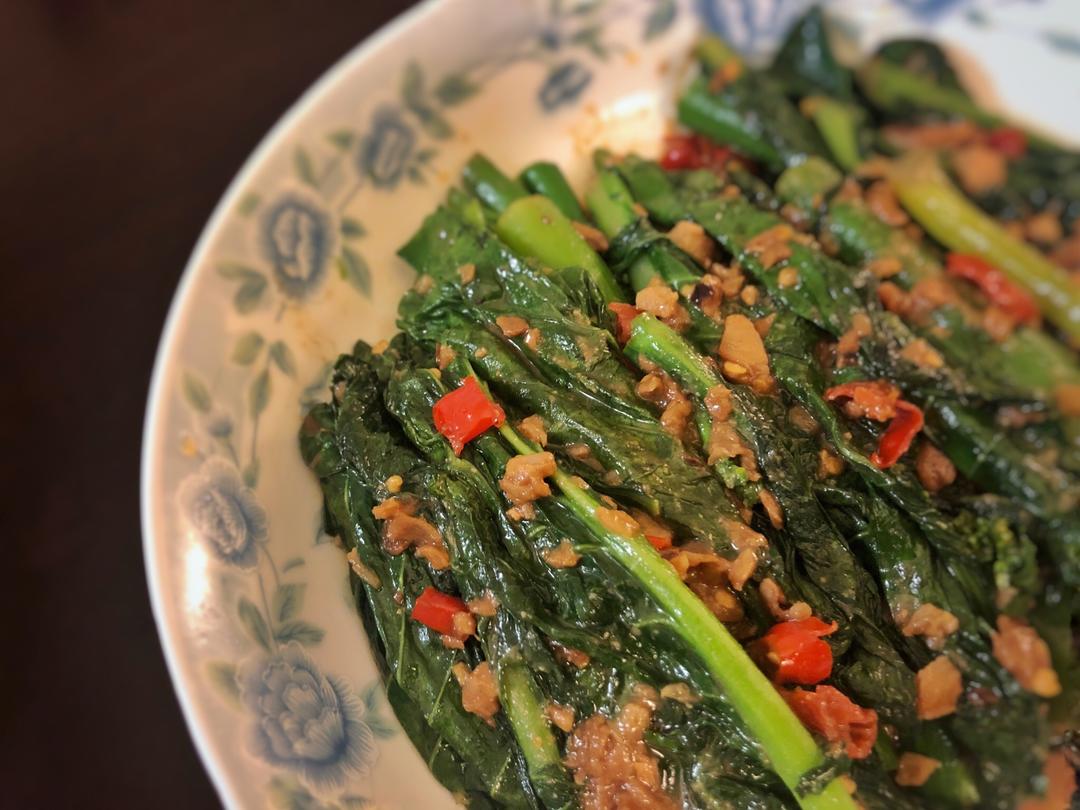 博士厨房-味噌芥蓝的做法