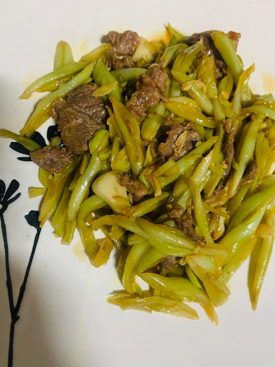 嫩牛里脊肉炒芸豆丝的做法