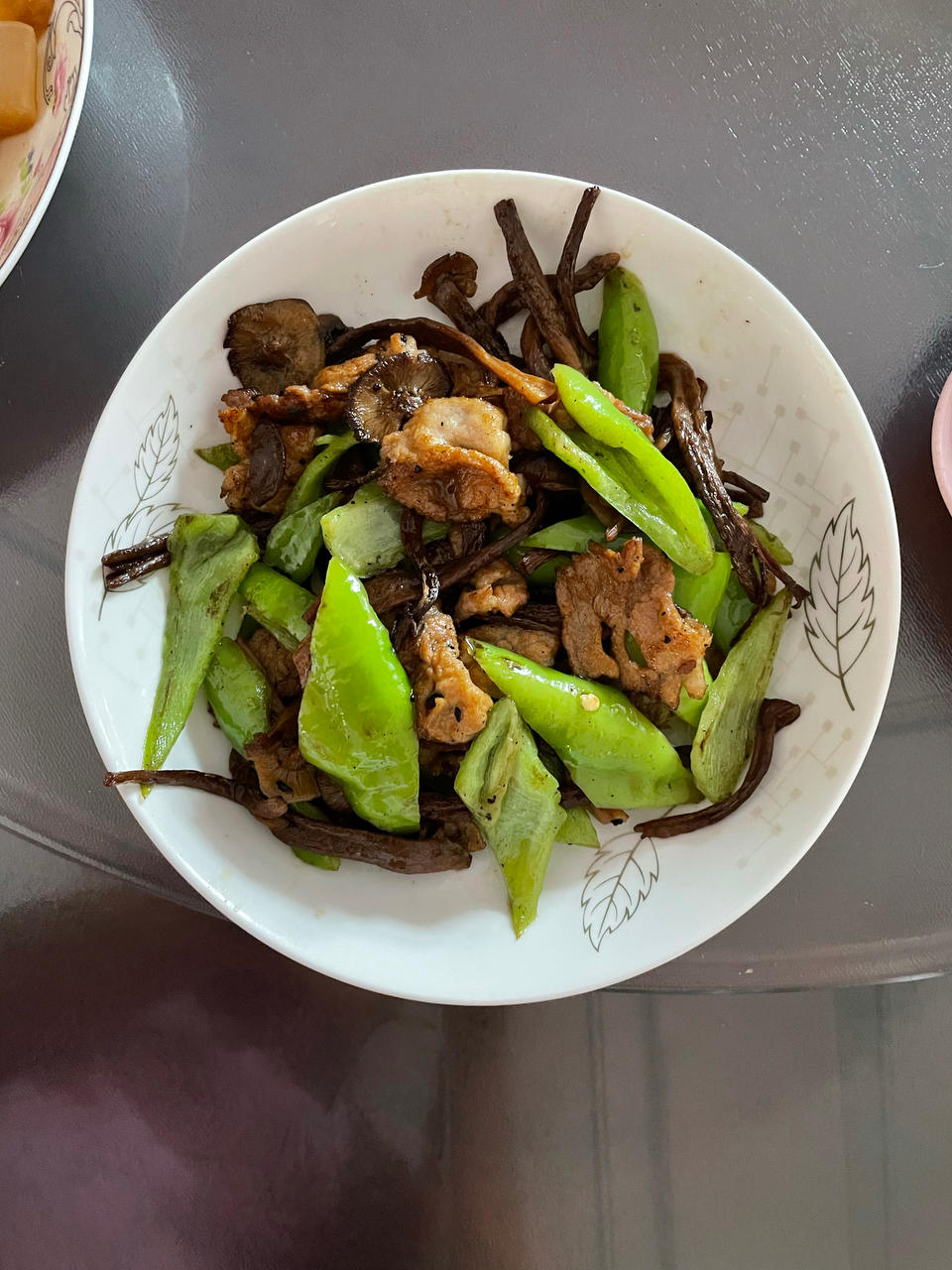 超好吃的快手菜爆炒鹿茸菇，搭配肉丝青椒超下饭
