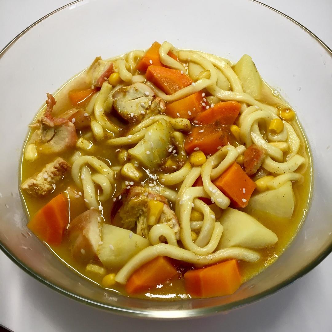 咖喱乌冬....是危险的食物
